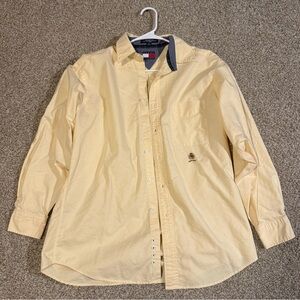 Tommy Hilfiger Vintage Button Down Men’s Dress Shirt Preppy Collegiate Polo